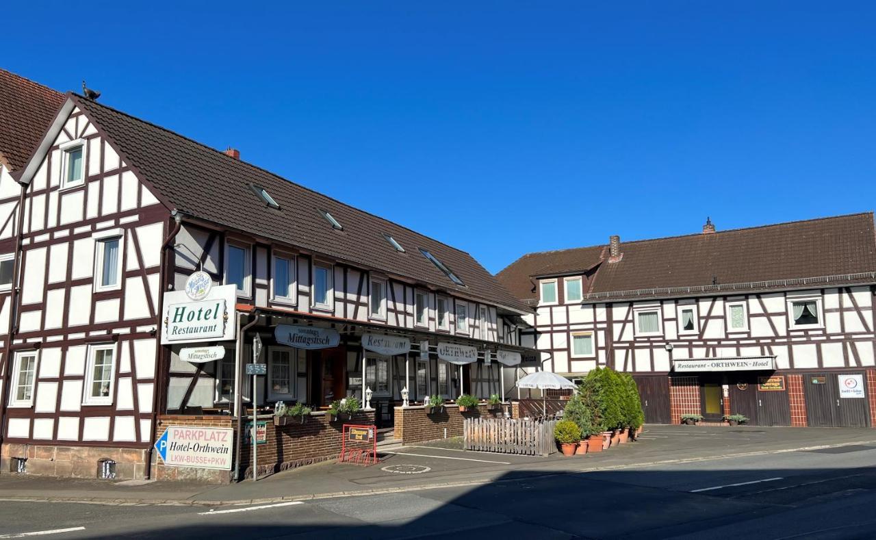 Hotel Orthwein -Kostenfreie Parkplaetze- Cölbe Exterior foto